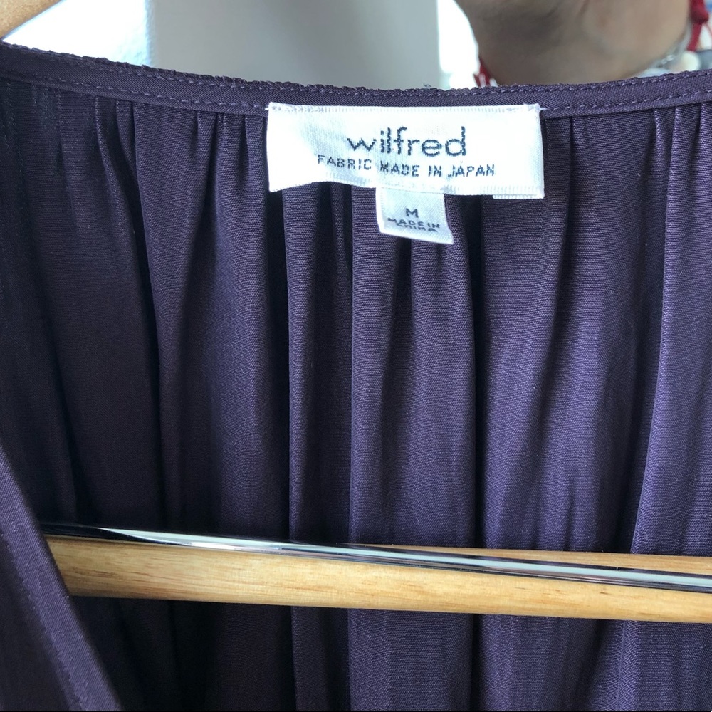 Wilfred (Aritzia) Pleated Wrap Dress - Picture 3 of 3